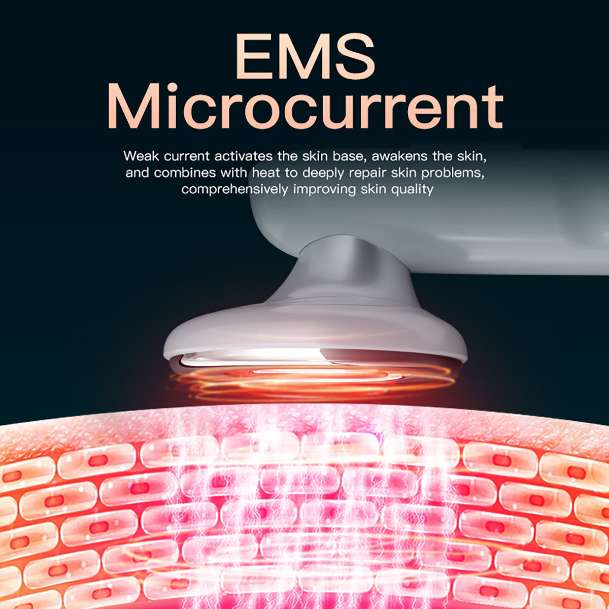 SQ133 Apparecchio corpo RF ed EMS con luce rossa e calore regolabile