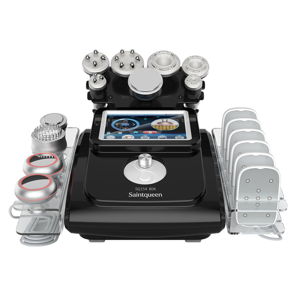 SQ154C Max: dispositivo 11 in 1 con cavitazione 80K, radiofrequenza, massaggio a vuoto, laser