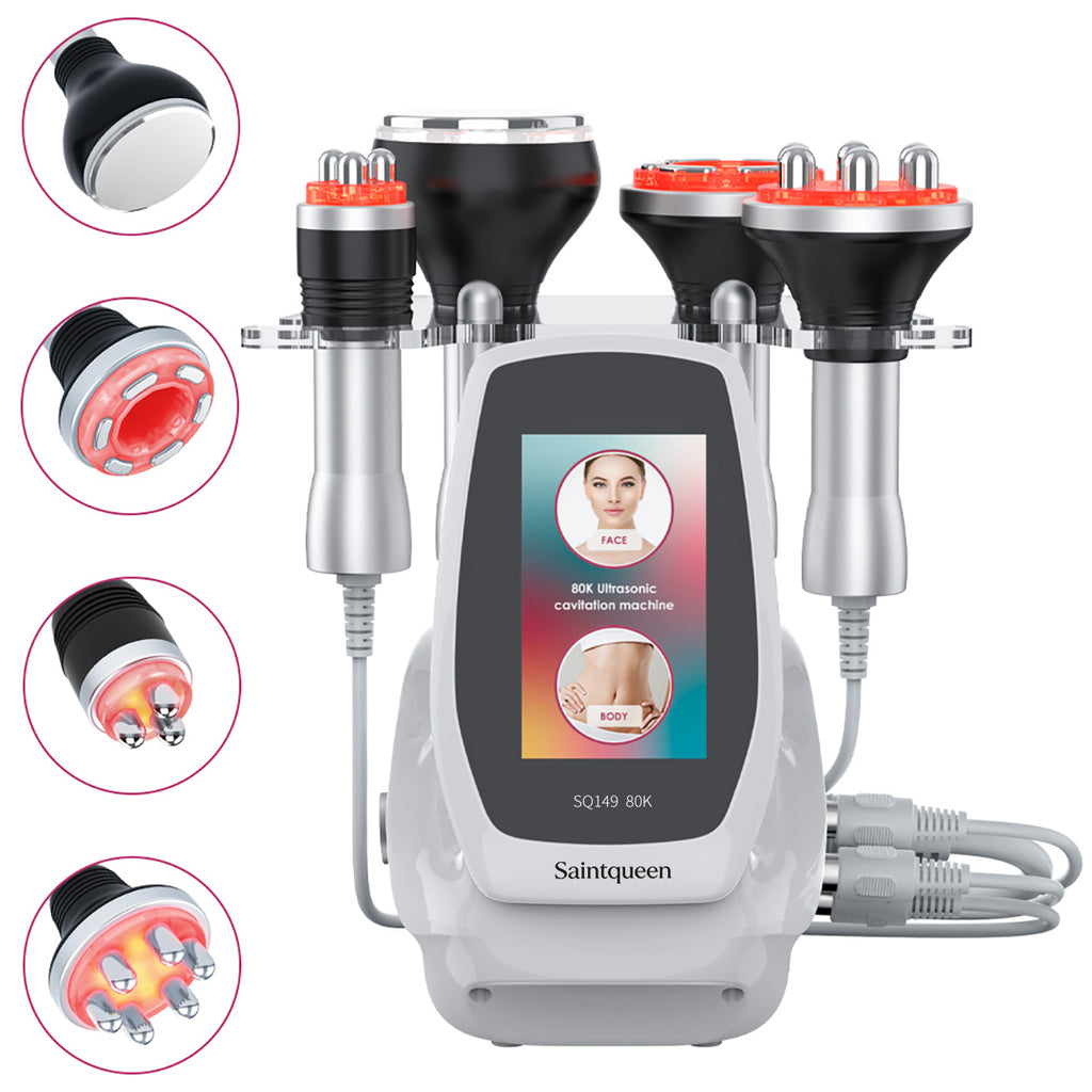 SQ149 Basic: dispositivo 4 in 1 con cavitazione 80K, radiofrequenza, massaggio a vuoto
