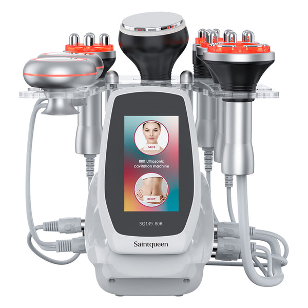 SQ149 Pro: dispositivo 6 in 1 con cavitazione 80K, radiofrequenza, massaggio a vuoto, EMS