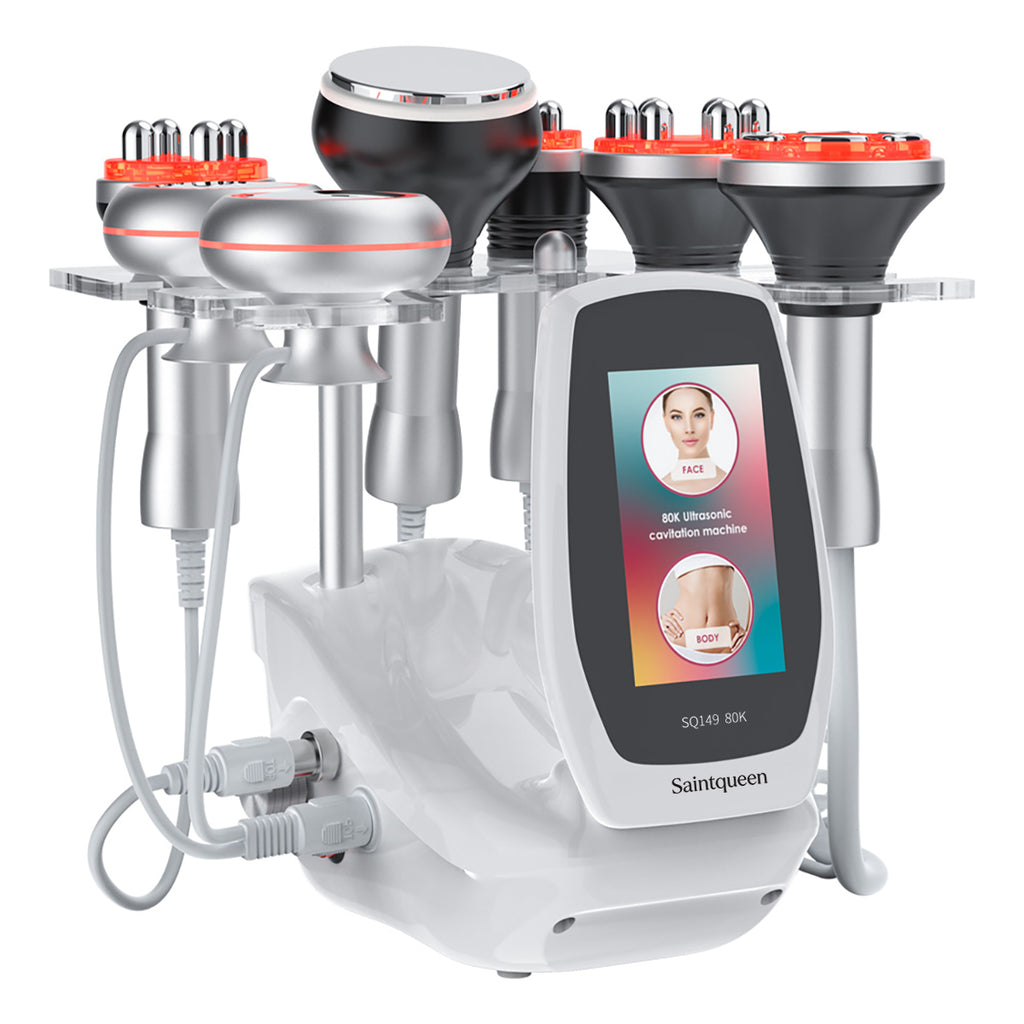 SQ149 Pro: dispositivo 6 in 1 con cavitazione 80K, radiofrequenza, massaggio a vuoto, EMS