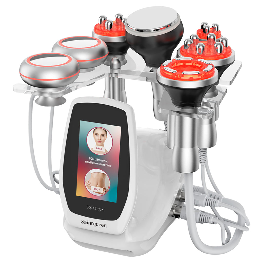 SQ149 Pro: dispositivo 6 in 1 con cavitazione 80K, radiofrequenza, massaggio a vuoto, EMS