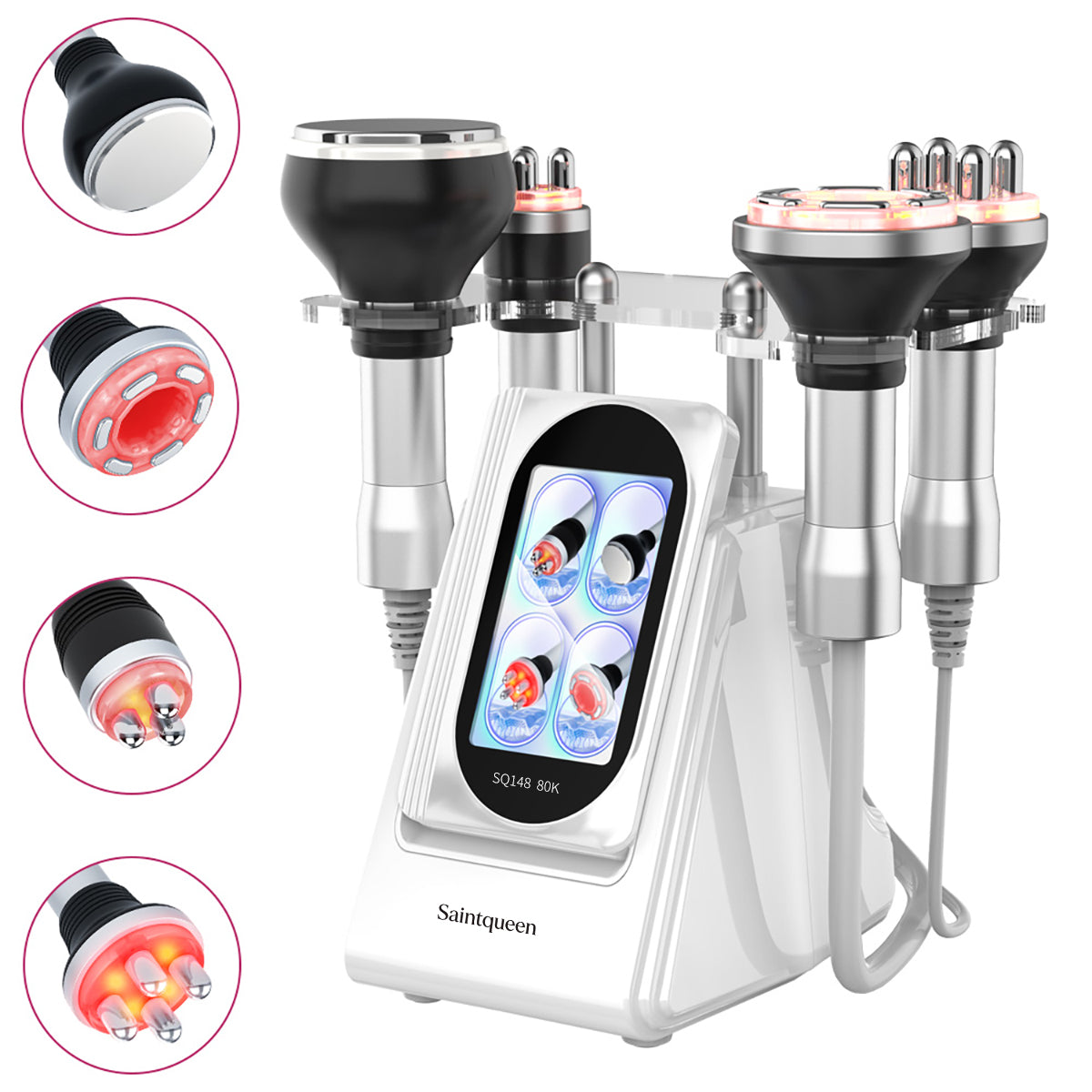 SQ148A Basic: dispositivo 4 in 1 con cavitazione 80K, radiofrequenza, massaggio a vuoto