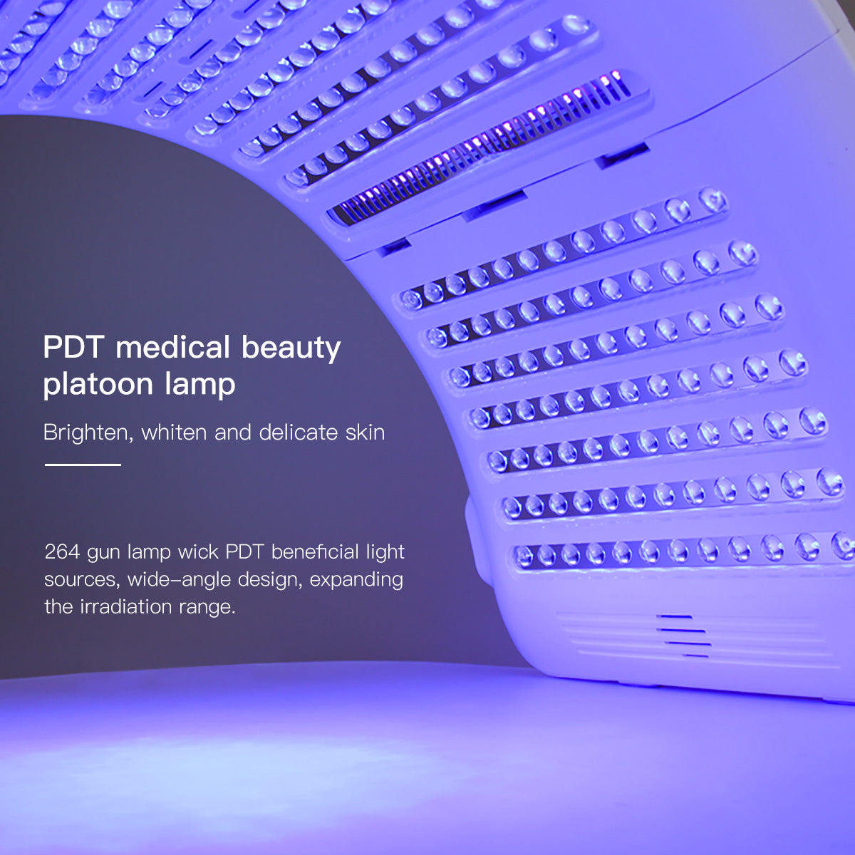 SQ2: dispositivo LED per viso e corpo con 264 LED e 7 colori