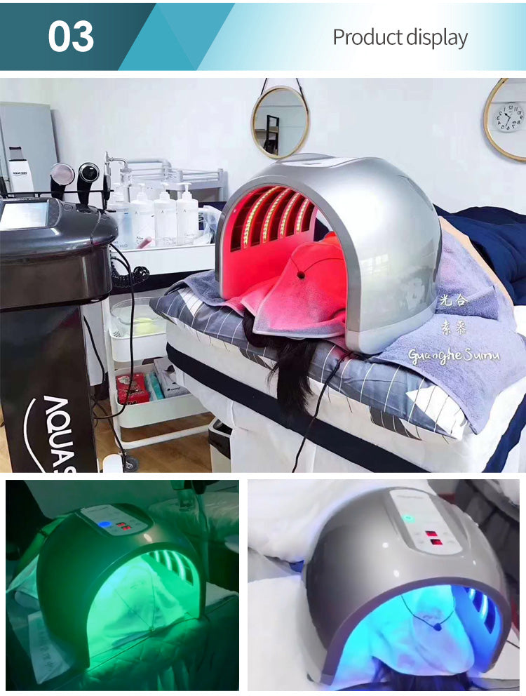 SQ3: pannello LED per il viso e 4 colori