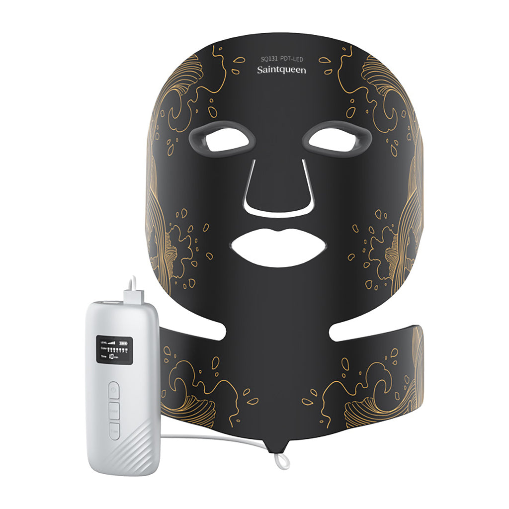 SQ131 Maschera viso LED in silicone flessibile, 156 LED e 8 modalità