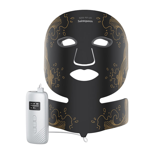 SQ131 Maschera viso LED in silicone flessibile, 156 LED e 8 modalità