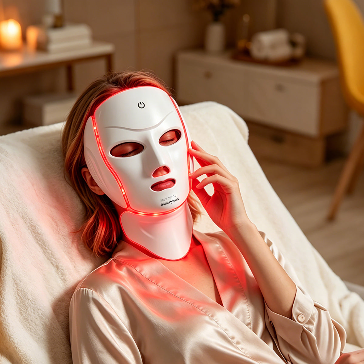 SQ139: maschera viso LED e 7 colori Immagine secondaria del prodotto