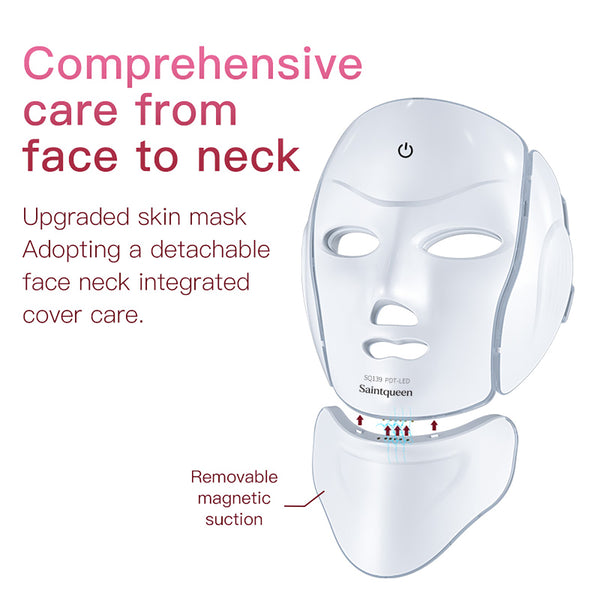 SQ139: maschera viso LED e 7 colori