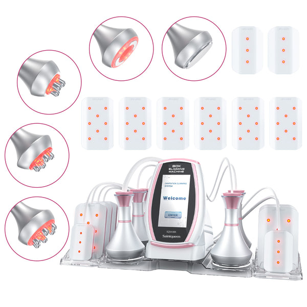 SQ54 Pro: dispositivo 6 in 1 con cavitazione 80K, radiofrequenza, massaggio a vuoto, laser