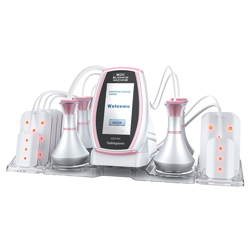 SQ54 Pro: dispositivo 6 in 1 con cavitazione 80K, radiofrequenza, massaggio a vuoto, laser