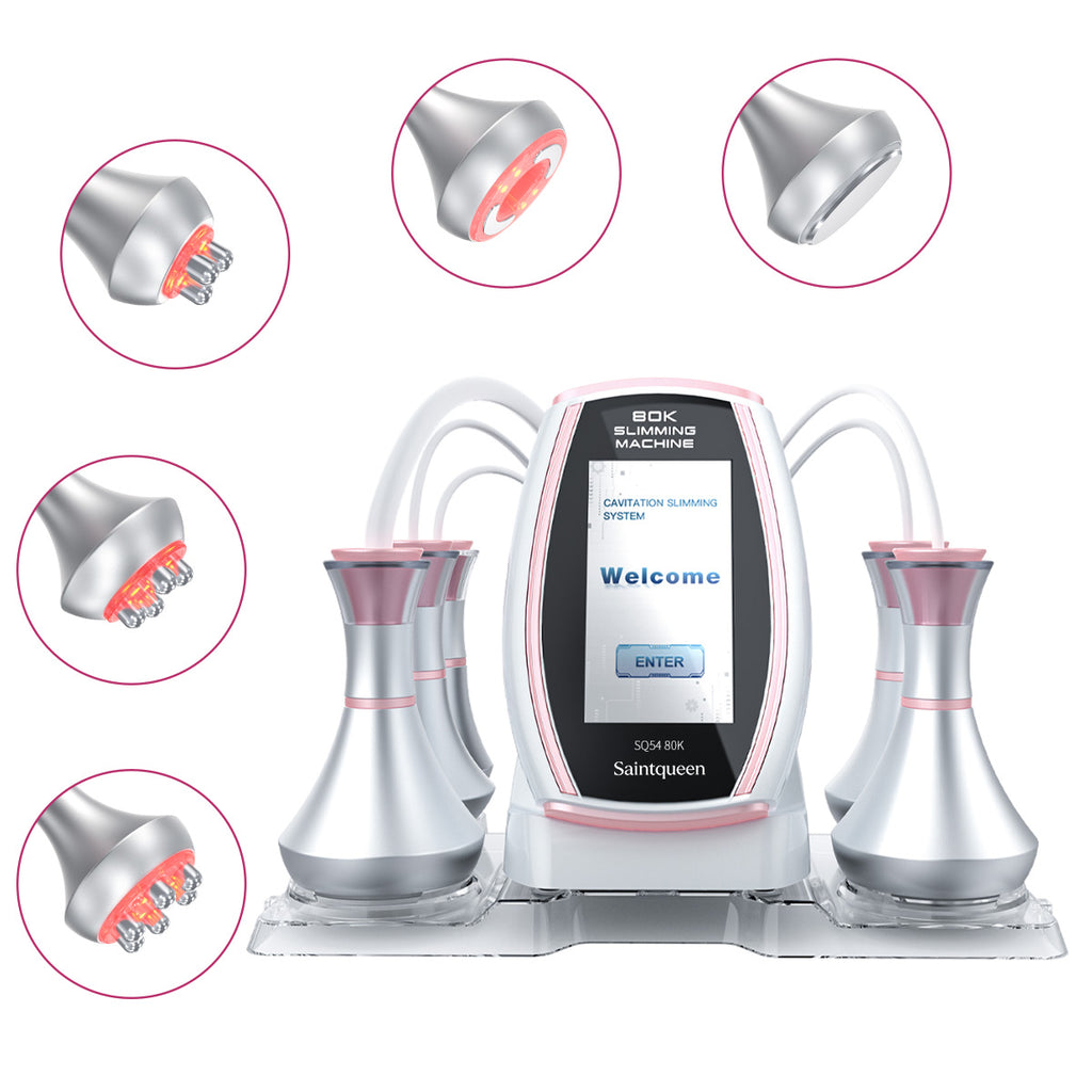 SQ54 Pro: dispositivo 5 in 1 con cavitazione 80K, radiofrequenza, massaggio a vuoto