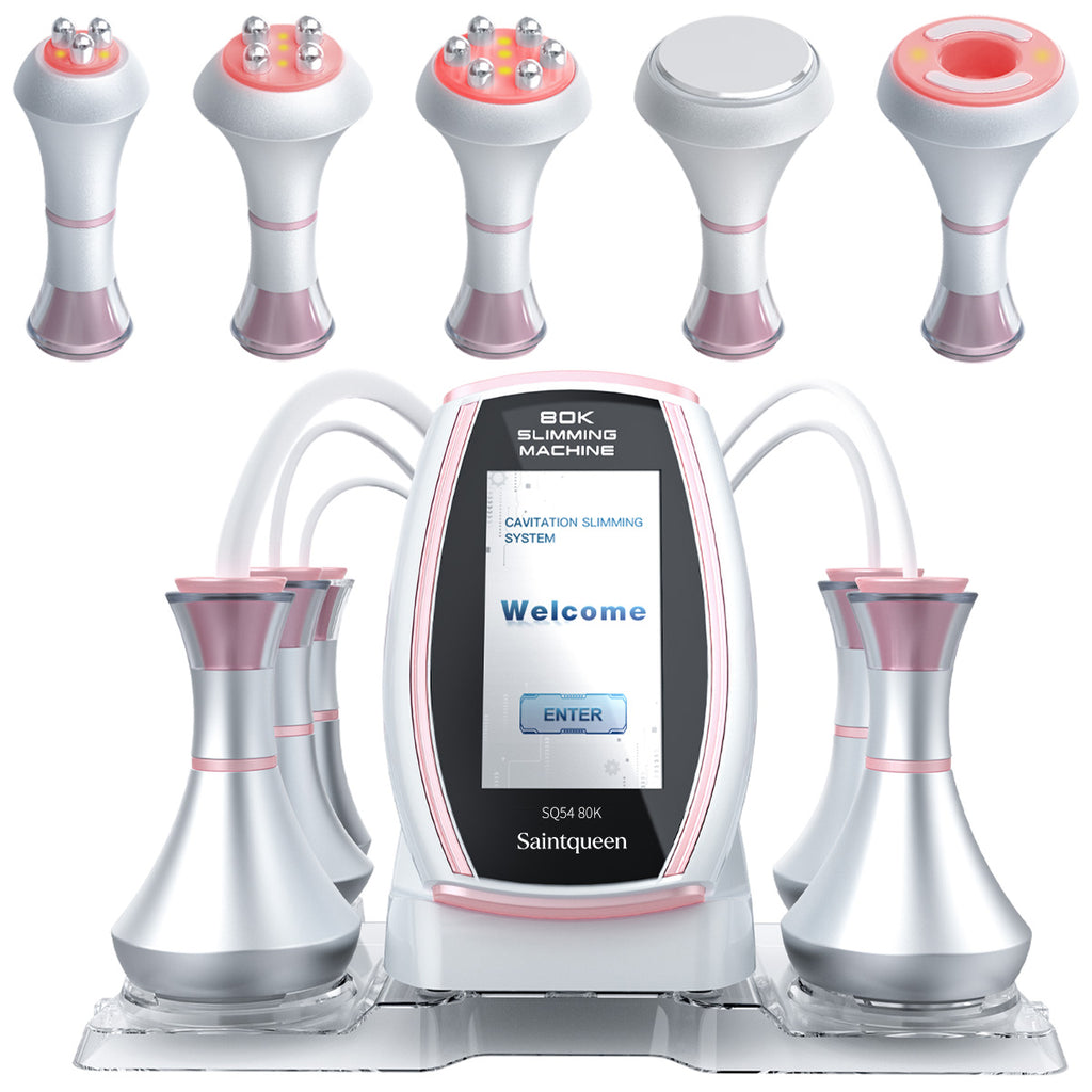 SQ54 Pro: dispositivo 5 in 1 con cavitazione 80K, radiofrequenza, massaggio a vuoto