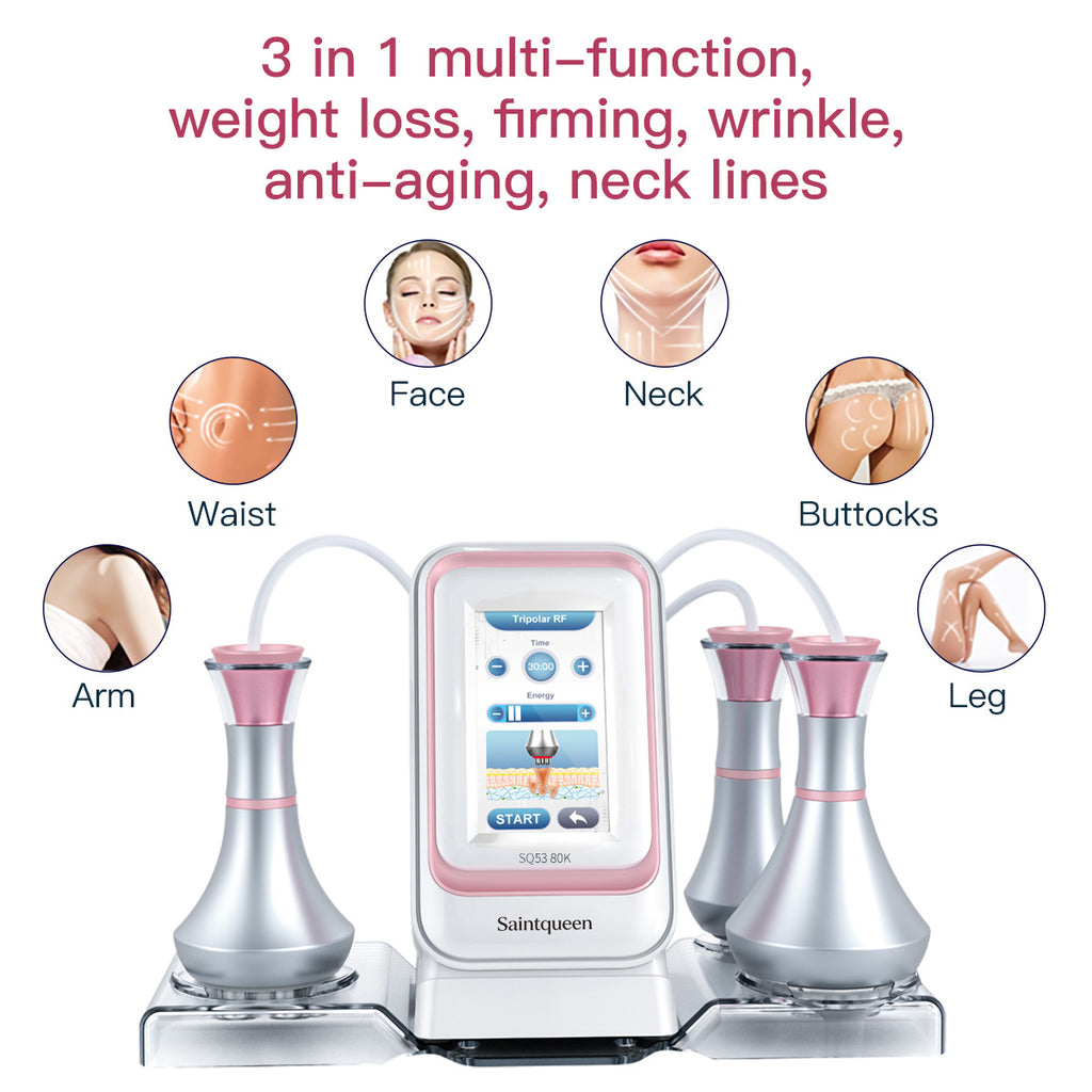 SQ53 Basic: dispositivo 3 in 1 con cavitazione 80K, radiofrequenza