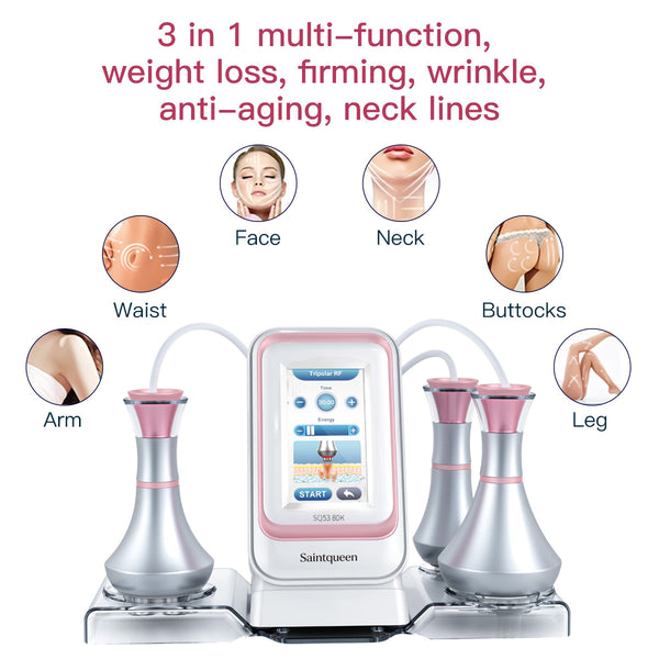 SQ53 Basic: dispositivo 3 in 1 con cavitazione 80K, radiofrequenza