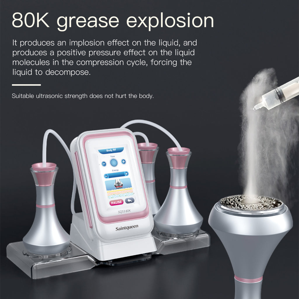 SQ53 Basic: dispositivo 3 in 1 con cavitazione 80K, radiofrequenza
