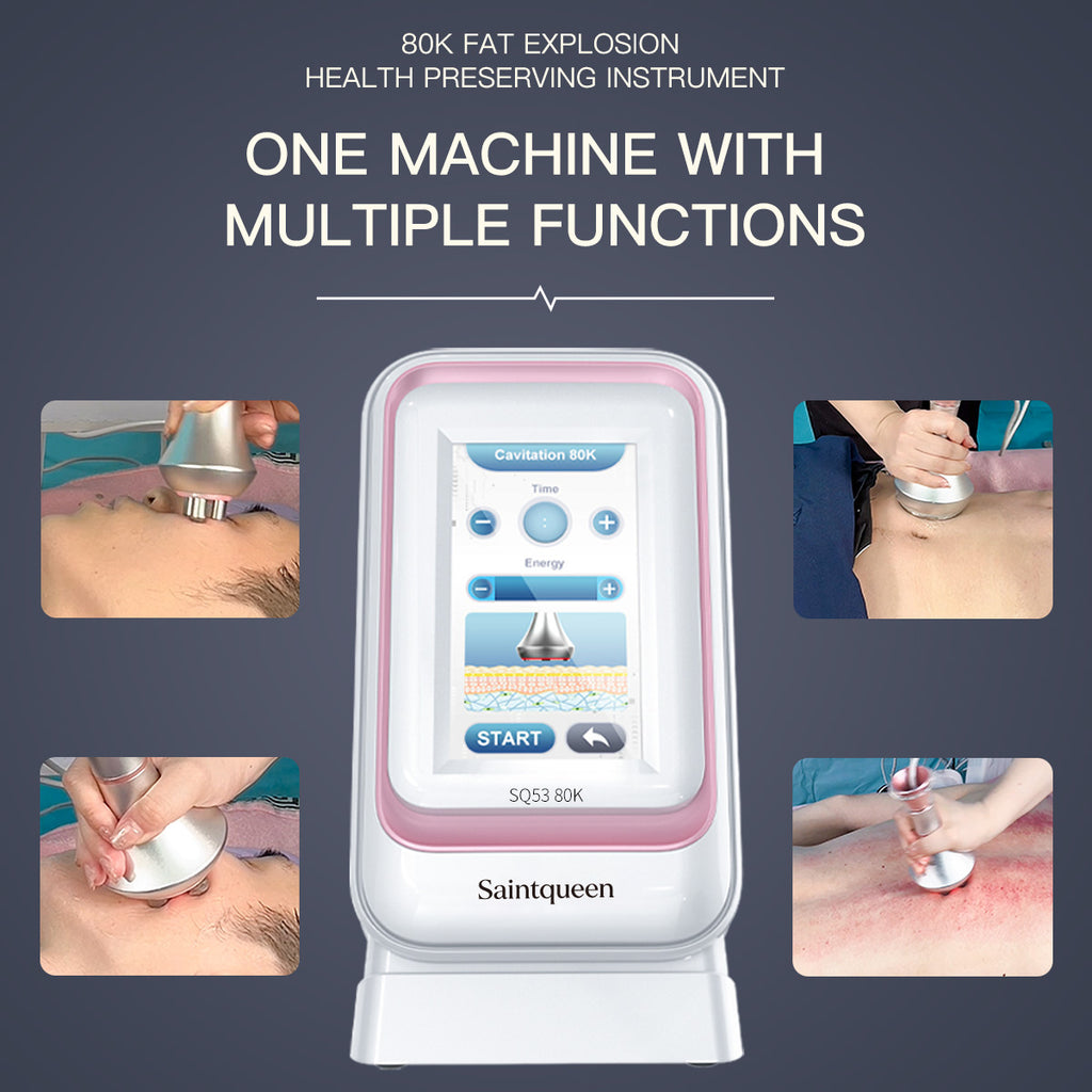 SQ53 Basic: dispositivo 3 in 1 con cavitazione 80K, radiofrequenza
