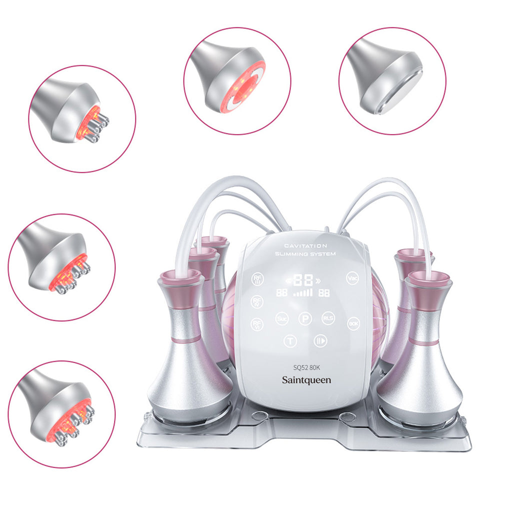SQ52 Pro: dispositivo 5 in 1 con cavitazione 80K, radiofrequenza, massaggio a vuoto