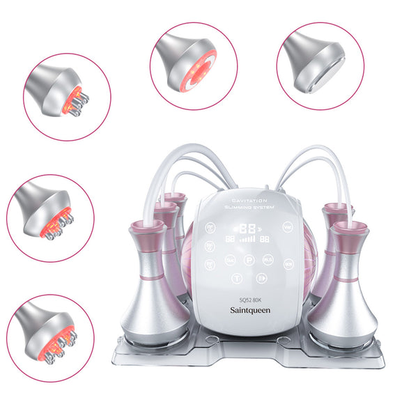 SQ52 Pro: dispositivo 5 in 1 con cavitazione 80K, radiofrequenza, massaggio a vuoto