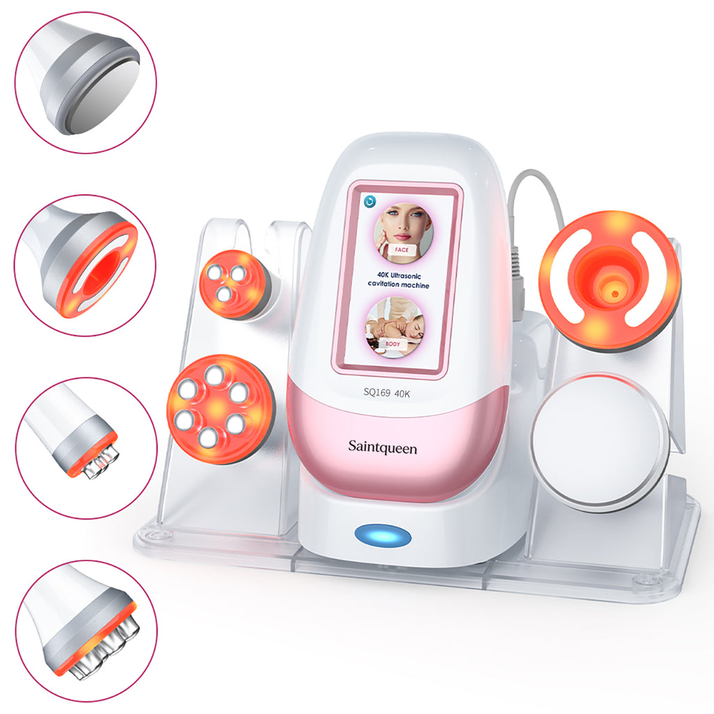 SQ169 Basic: dispositivo 4 in 1 con cavitazione 40K, radiofrequenza, massaggio a vuoto