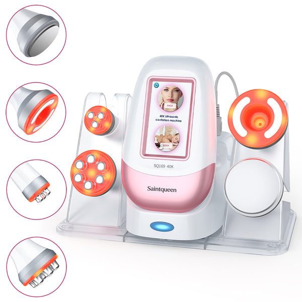 SQ169 Basic: dispositivo 4 in 1 con cavitazione 40K, radiofrequenza, massaggio a vuoto