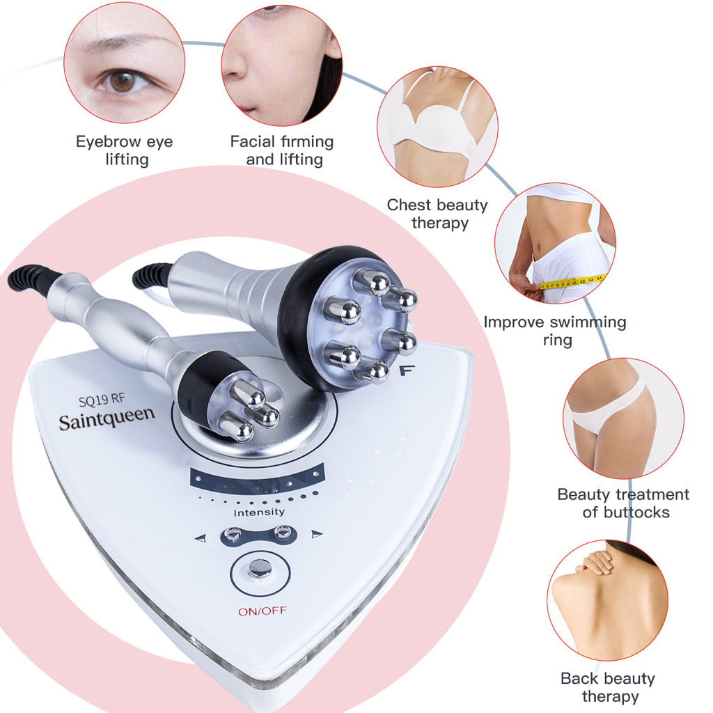SQ19 Apparecchio RF per viso e corpo con 2 sonde e luce rossa