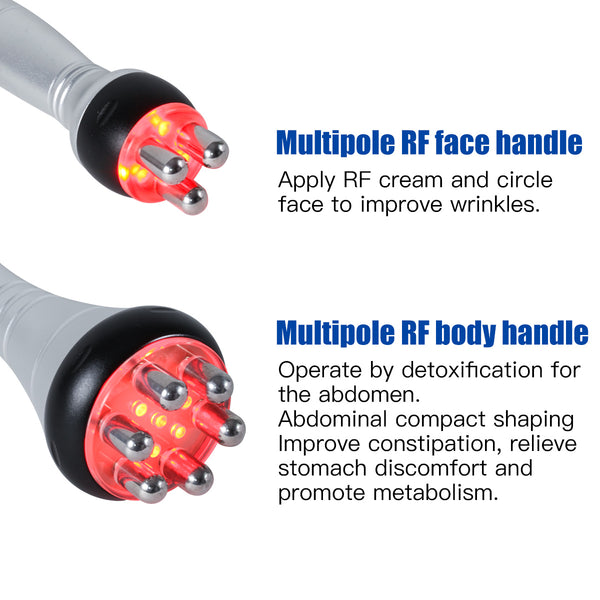 SQ19 Apparecchio RF per viso e corpo con 2 sonde e luce rossa