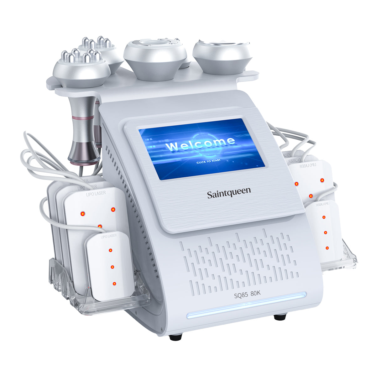 SQ85C Pro: dispositivo 6 in 1 con cavitazione 80K, radiofrequenza, massaggio a vuoto, laser