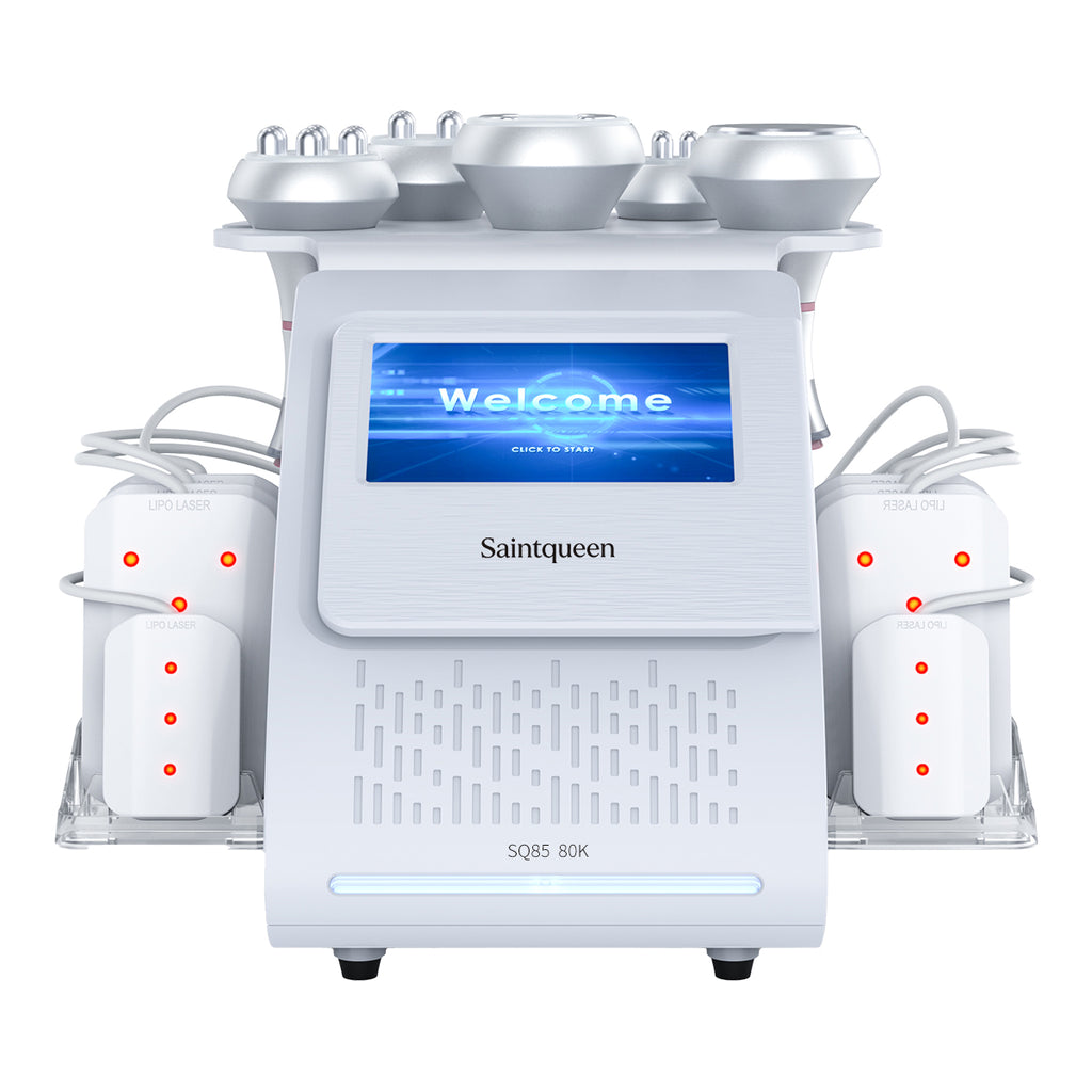 SQ85C Pro: dispositivo 6 in 1 con cavitazione 80K, radiofrequenza, massaggio a vuoto, laser