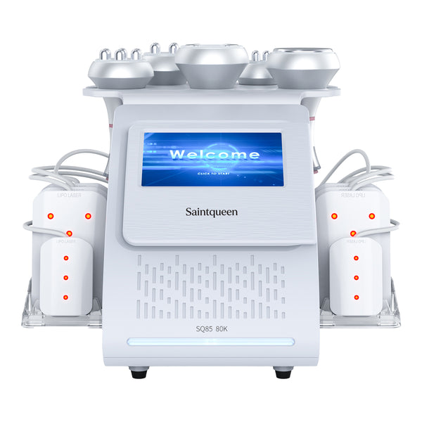 SQ85C Pro: dispositivo 6 in 1 con cavitazione 80K, radiofrequenza, massaggio a vuoto, laser