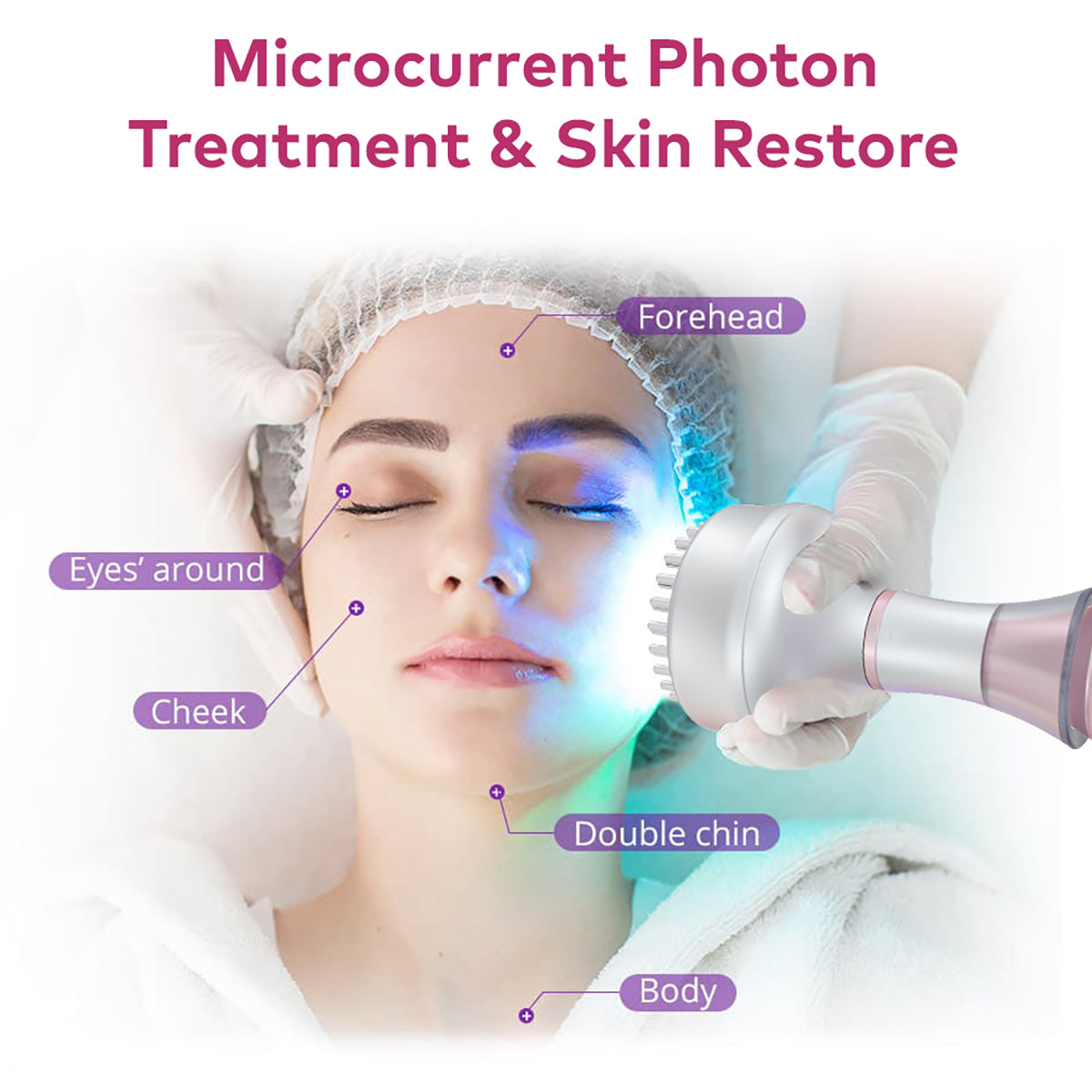 SQ90E Plus: dispositivo 9 in 1 con cavitazione 80K, radiofrequenza, massaggio a vuoto, laser, EMS, microcorrente, testina fredda
