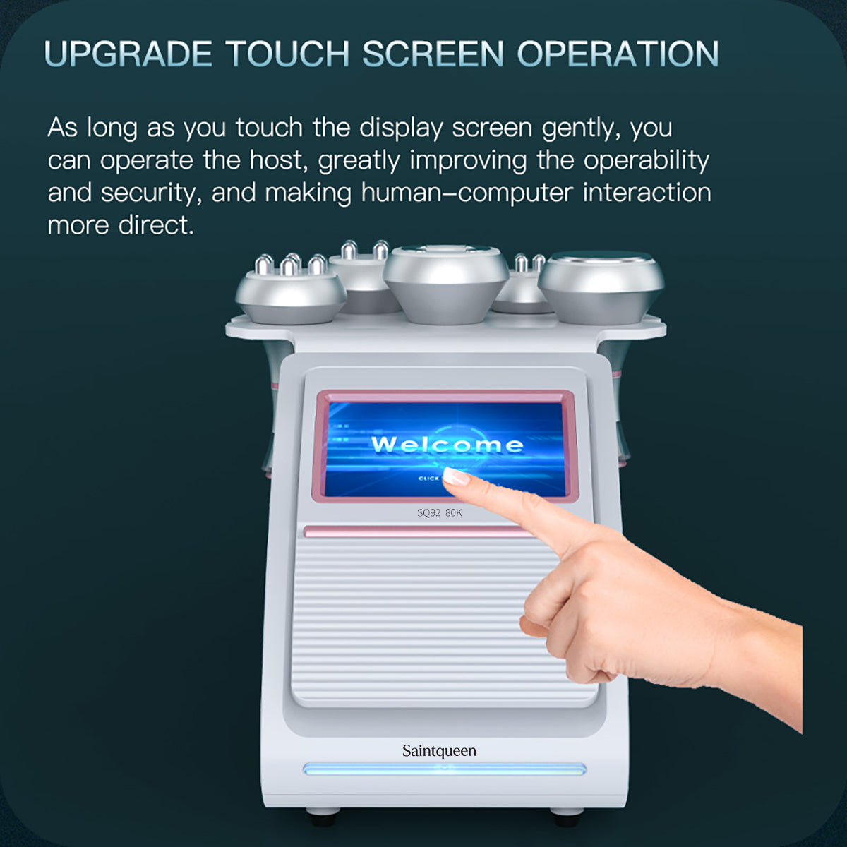 SQ92A Pro: dispositivo 5 in 1 con cavitazione 80K, radiofrequenza, massaggio a vuoto