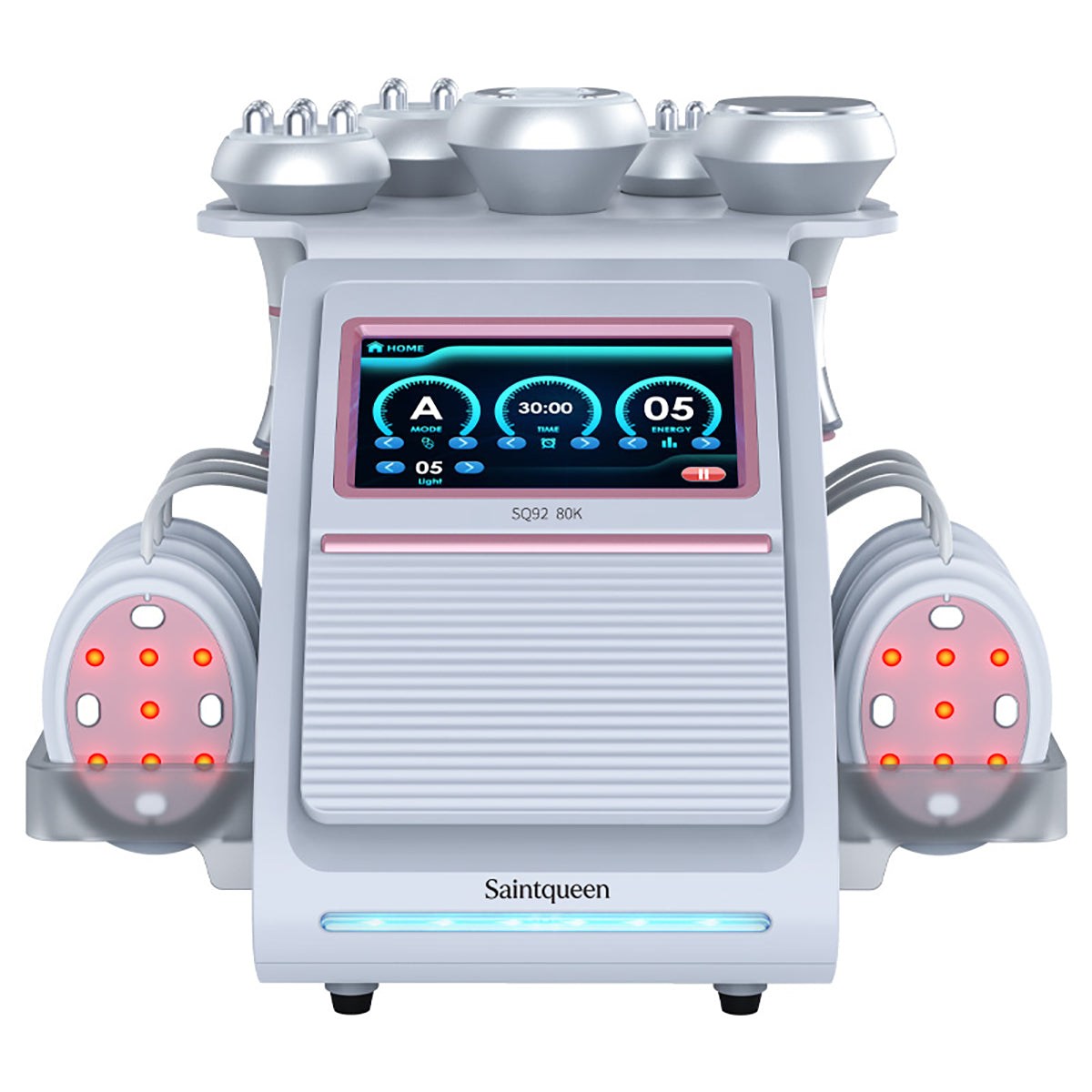 SQ92B Pro: dispositivo 6 in 1 con cavitazione 80K, radiofrequenza, massaggio a vuoto, laser, EMS