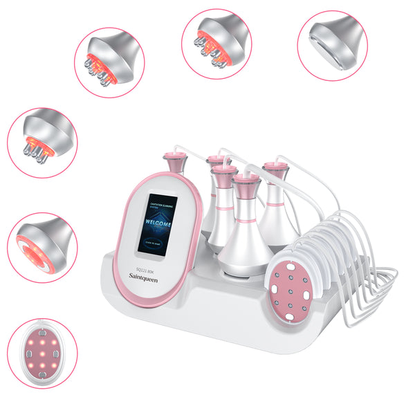 SQ121B Pro: dispositivo 6 in 1 con cavitazione 80K, radiofrequenza, massaggio a vuoto, laser, EMS, microcorrente