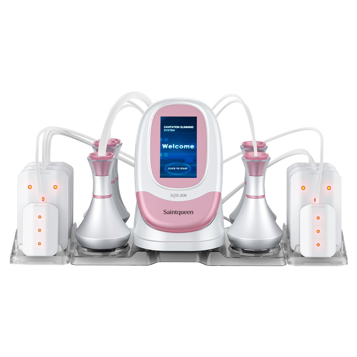 SQ95C Pro: dispositivo 6 in 1 con cavitazione 80K, radiofrequenza, massaggio a vuoto, laser