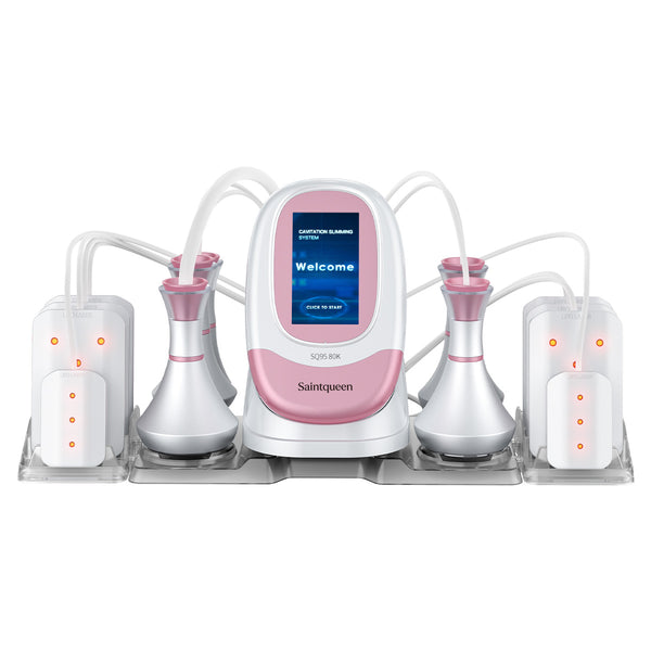SQ95C Pro: dispositivo 6 in 1 con cavitazione 80K, radiofrequenza, massaggio a vuoto, laser