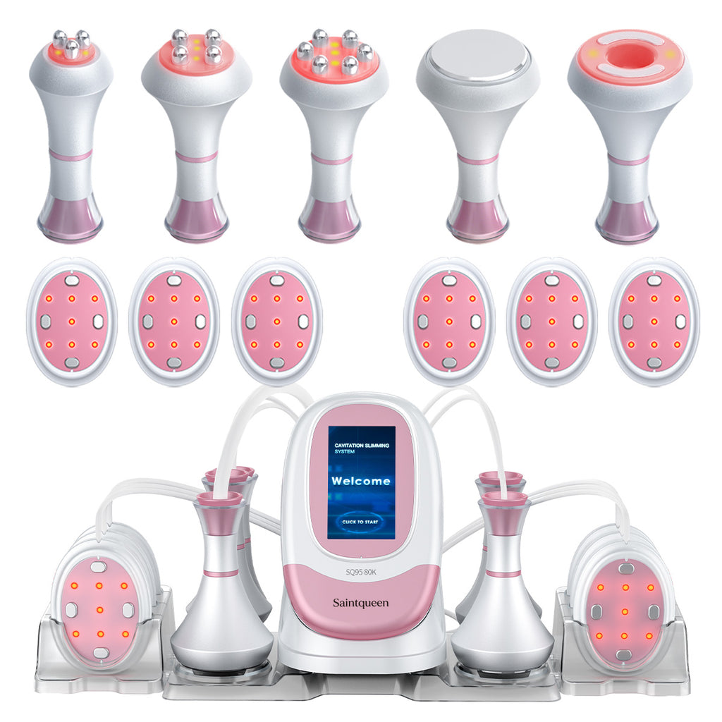 SQ95B Pro: dispositivo 6 in 1 con cavitazione 80K, radiofrequenza, massaggio a vuoto, EMS
