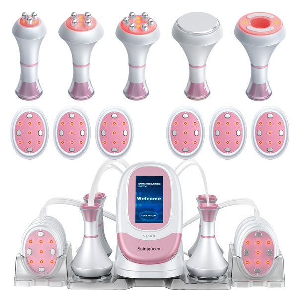 SQ95B Pro: dispositivo 6 in 1 con cavitazione 80K, radiofrequenza, massaggio a vuoto, EMS