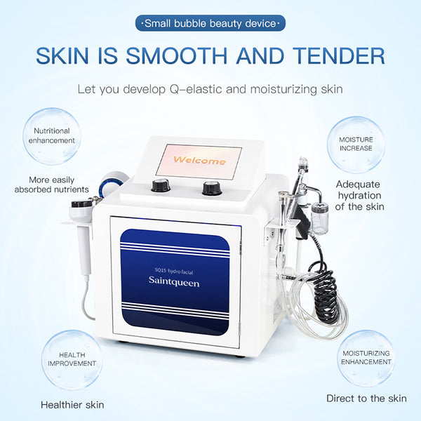 SQ15 Aqua Plus Postazione idrodermica 7 in 1 con touchscreen