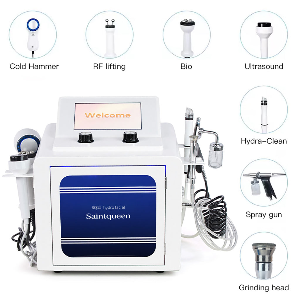 SQ15 Aqua Plus Postazione idrodermica 7 in 1 con touchscreen