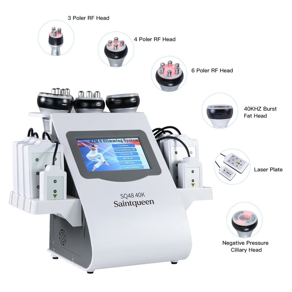 SQ48 Pro Apparecchio 6 in 1 con cavitazione 40K e piastre laser