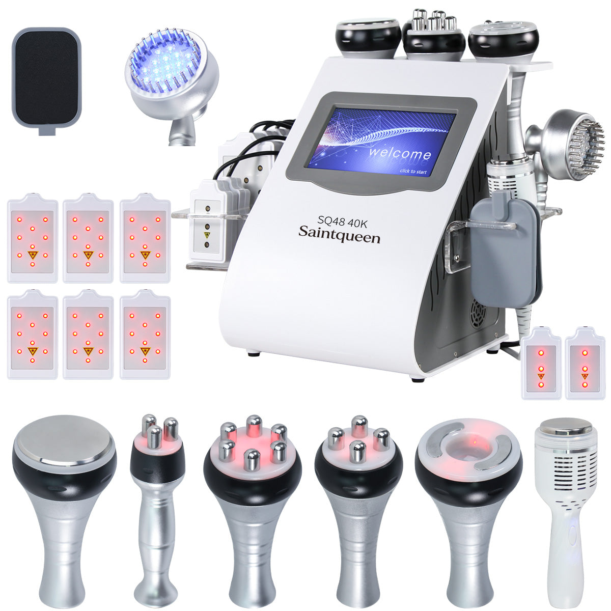 SQ48 Plus Apparecchio 9 in 1 per cavitazione 40K e RF Immagine secondaria del prodotto