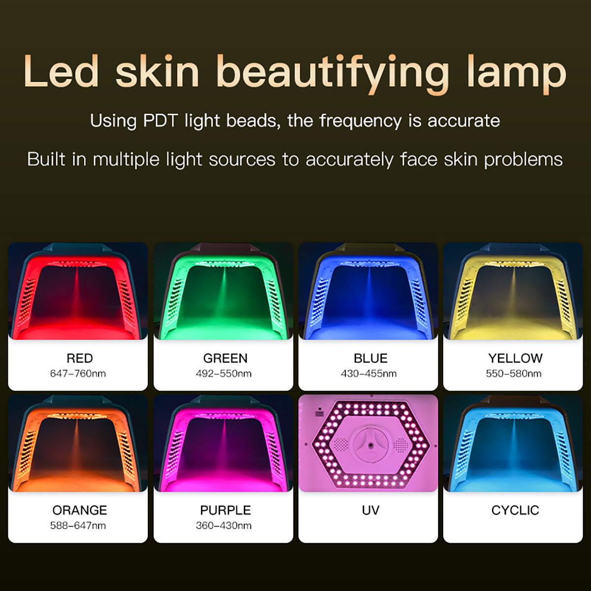 SQ78 Arco LED con nebulizzazione, calore ed EMS