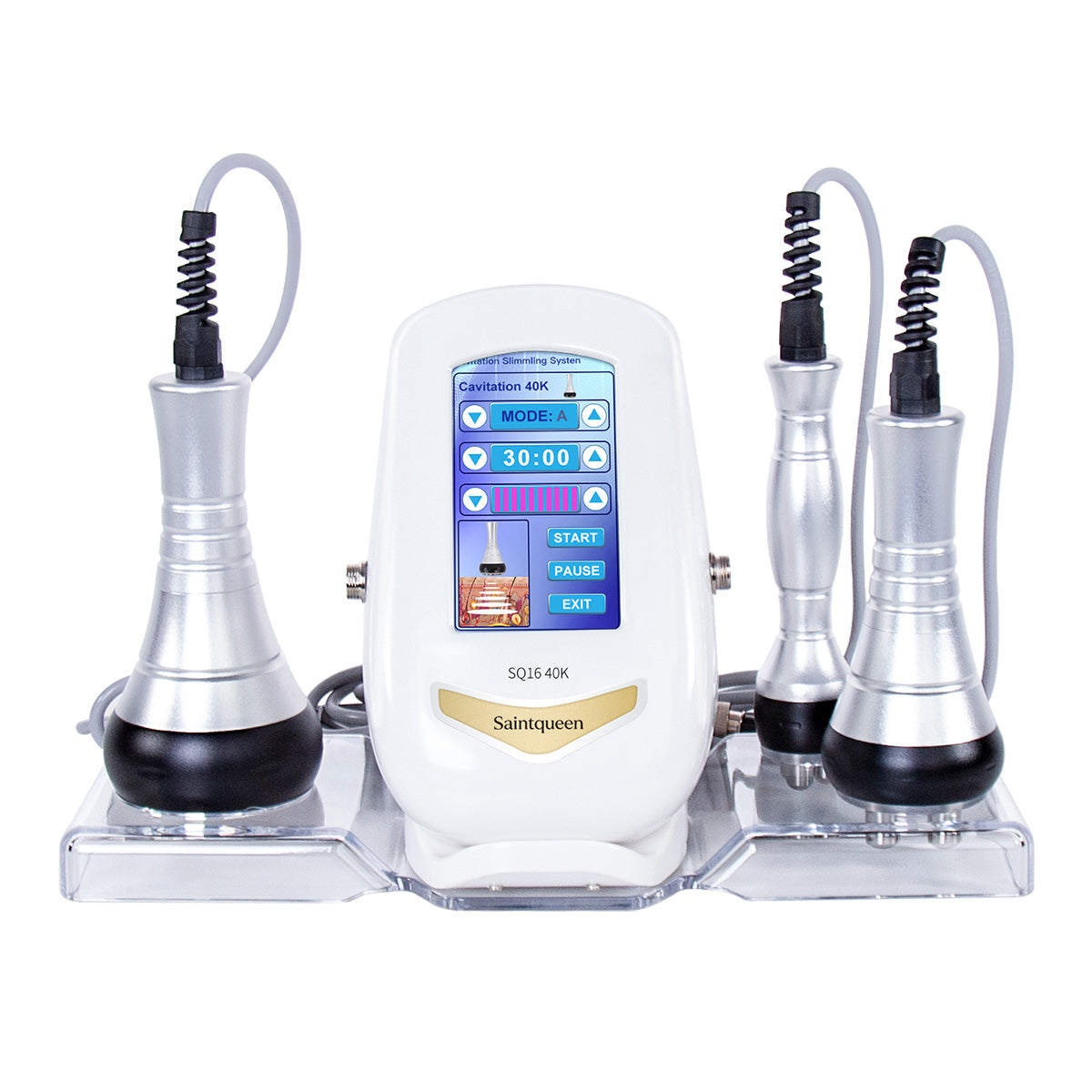 SQ16 3-in-1 40K cavitation and RF machine with three handpieces Immagine principale del prodotto